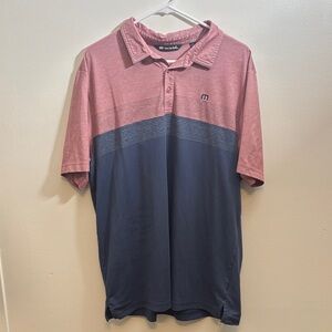 Pink/Blue XXL Travis Matthew Polo